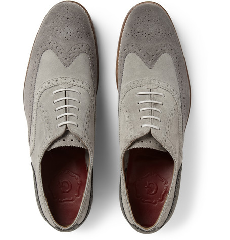 Grenson Suede Wingtips