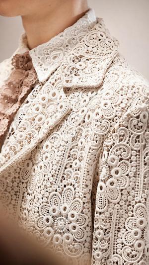 Burberry Crochet Lace Coat