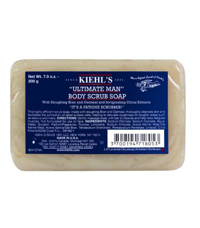 Kiehl's Ultimate Man Body Scrub Soap - this is bar soap
